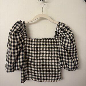 BB Dakota Steve Madden Keys to the Gingham Top